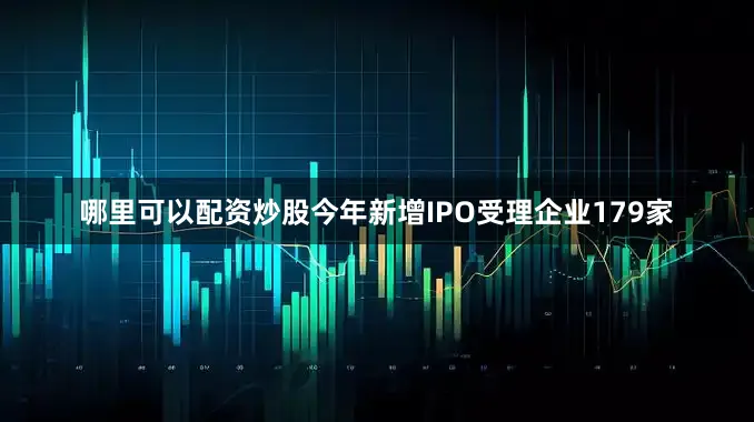 哪里可以配资炒股今年新增IPO受理企业179家